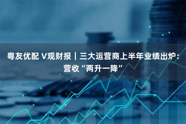 粤友优配 V观财报｜三大运营商上半年业绩出炉：营收“两升一降”
